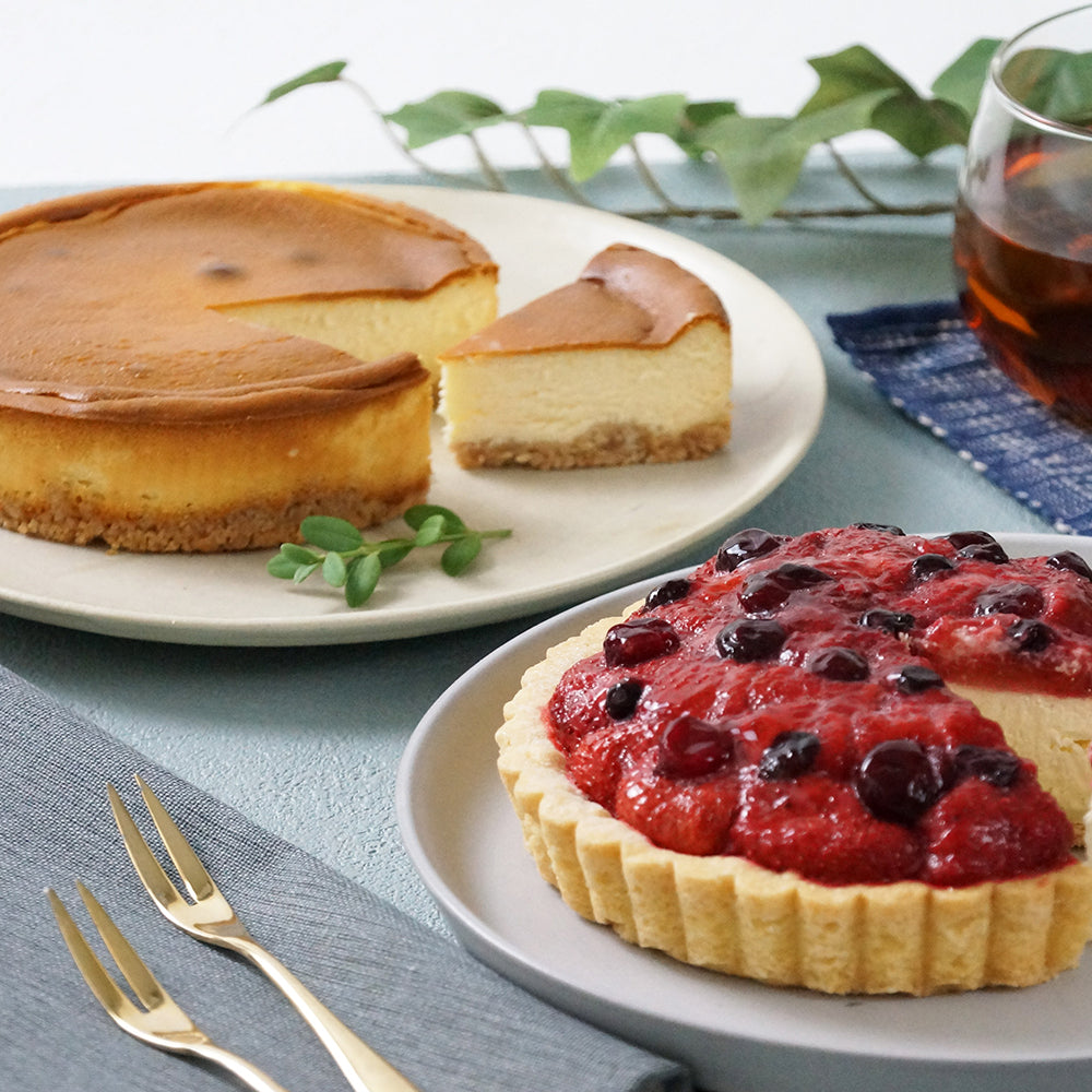 乳蔵 2つのまーるいケーキセット