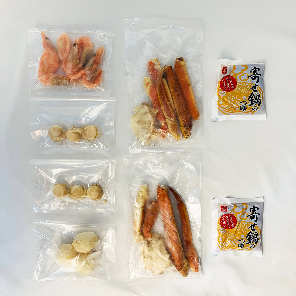 具材たっぷりかに鍋