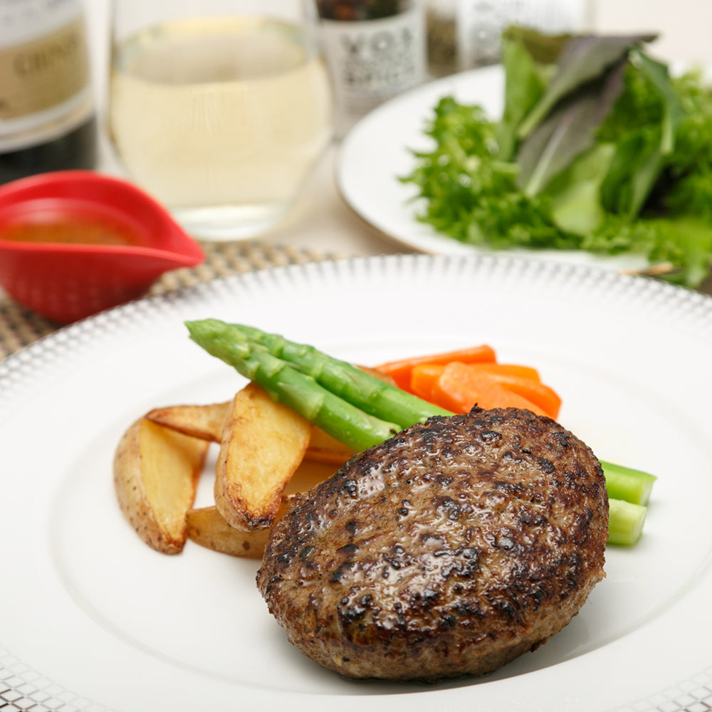 【銀座】ラ・ベットラ・ダ・オチアイ 香味野菜と牛肉のハンバーグ
