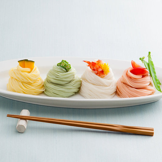 奈良 「池利」 夏野菜を使った三輪素麺