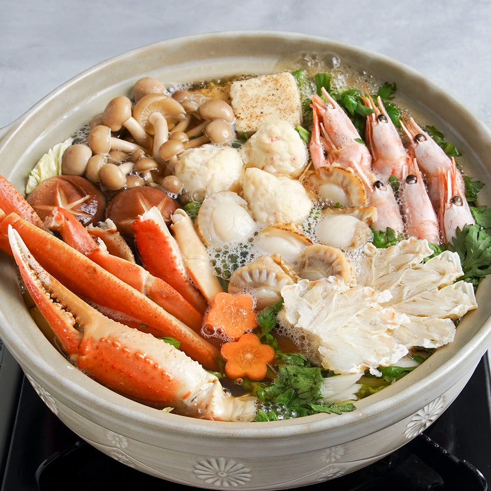 具材たっぷりかに鍋