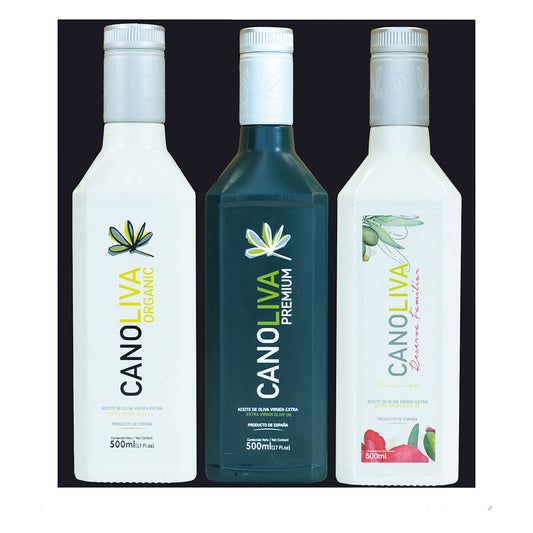 CANOLIVA オーガニック エキストラバージンオリーブオイル 3本セット